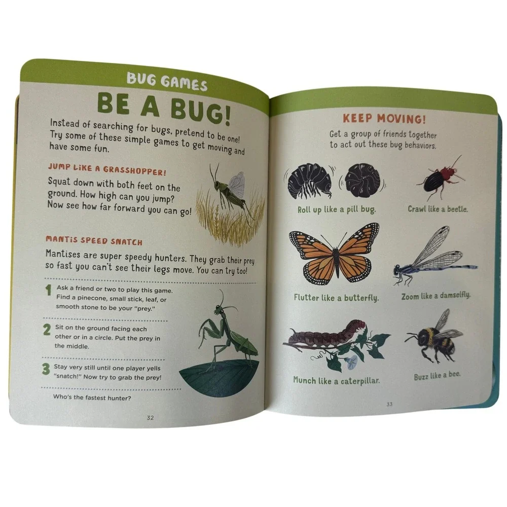 MindWare Dig It Up! Kids Explorer Vest Hat and Bug Hunt Book Adventure‎ Set Tan